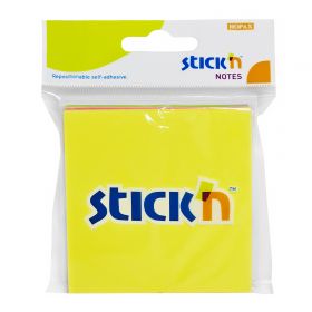Cub notite autoadezive 76x76 mm, 3x50 file/set STICK'N