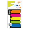 Stick index plastic transparent color 45 x 12 mm, STICK'N