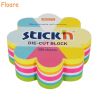 Stick notes, 64 x 67 mm, 250 file, 5 culori neon, STICK'N