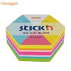 Stick notes, 64 x 67 mm, 250 file, 5 culori neon, STICK'N