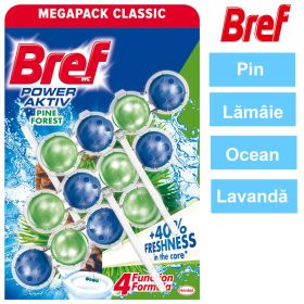 Odorizant bile toaleta BREF Power Aktiv, 3x50 g