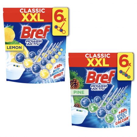 Odorizant bile toaleta BREF Power Aktiv, 6x50 g