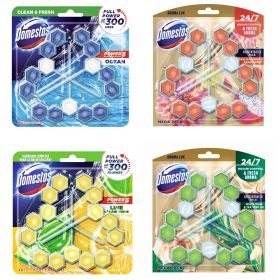 Odorizant bile toaleta DOMESTOS Power 5, 3x55g