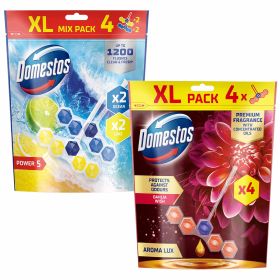 Odorizant bile toaleta DOMESTOS Power 5, 4x50 g