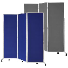 Panou de comunicare mobil, pliabil 3x60x180 cm, ACCENTA