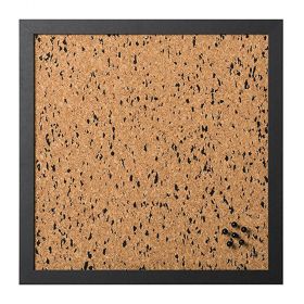 Panou pluta BI-OFFICE, 45x45 cm, rama lemn neagra, SF2414121616