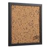Panou pluta BI-OFFICE, 45x45 cm, rama lemn neagra, SF2414121616