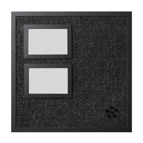 Panou fotografii 45x45 cm, textil, rama neagra, BI-OFFICE FP20951620