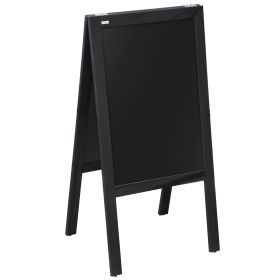 Panou stradal cu 2 fete, 40x60 cm, rama lemn, ACCENTA