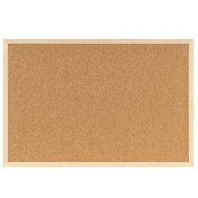 Panou pluta 45x60 cm, rama lemn