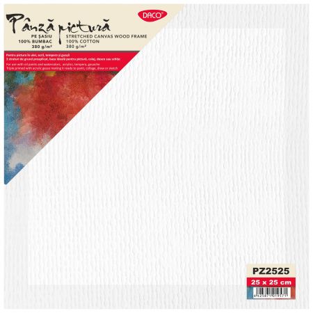 Panza pictura 380 g, 25x25 cm, DACO  PZ2525, 2 buc/set