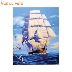 Set pictura pe numere, Peisaje, 40x50 cm