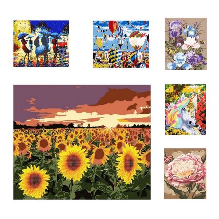 Set pictura pe numere mozaic cu diamante 5D, 40x50 cm