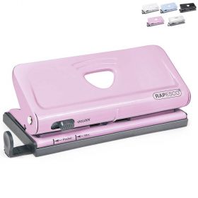 Perforator metalic 6 perforatii reglabile RAPESCO, 10 coli