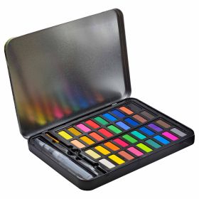 Acuarele si pensula cu rezervor, 36 culori/set, DACO AR136