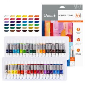 Culori acrilice 12 ml, 36 tuburi/set, DMAST by Pebeo