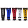 Culori acrilice, 250 ml, ZIELER Premium Acrylic Paints, 5 tuburi/set