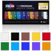 Culori acrilice, 38 ml, ZIELER Premium Acrylic Paints, 10 tuburi/set