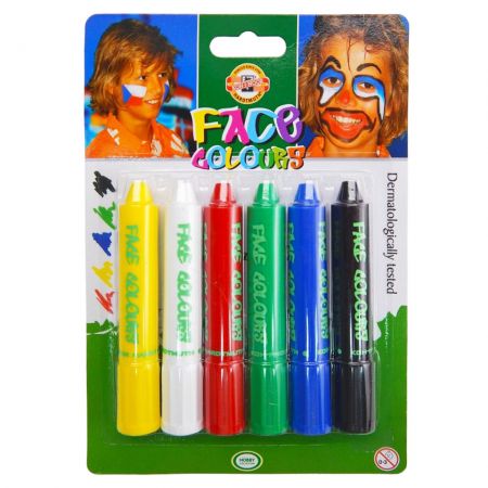 KOH-I-NOOR Face Colours 4610, 6 culori/set