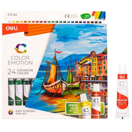 Guase DELI Color Emotion, 24 tuburi/set