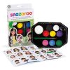 Set machiaj fata unisex SNAZAROO Green, 8 culori/set