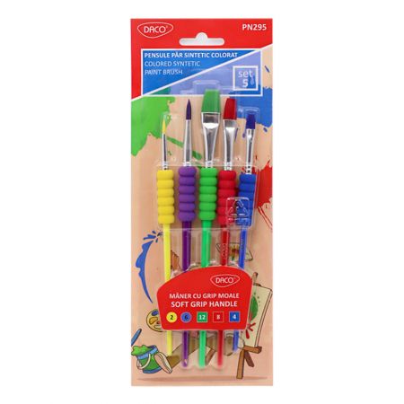 Pensule par sintetic DACO PN295, 5 buc/set