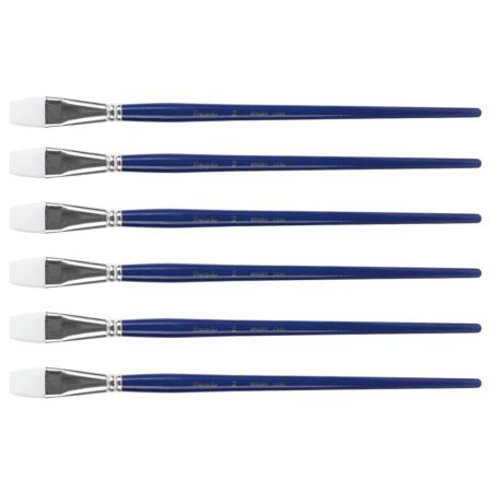 Pensule varf tesit, DELI Finenolo, 6 buc/set