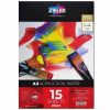 Set pictura acril cu sevalet ZIELER Premium Acrylic Paint, 18 piese/cutie