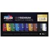 Set pictura acril cu sevalet ZIELER Premium Acrylic Paint, 18 piese/cutie