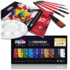 Set pictura acrilic ZIELER Artists Acrylic Starter, 17 piese