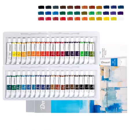 Tempera acuarele 12 ml, 36 tuburi/set, DMAST by Pebeo