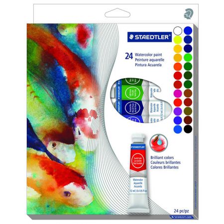 Acuarele 24 tuburi/set STAEDTLER 8880