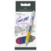 Pix cu gel 0.7 mm FABER-CASTELL Fast Dry Gel, 6 buc/set