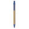 Pix cu mecanism, din carton reciclat, scriere albastra, 0.5 mm