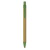 Pix cu mecanism, din carton reciclat, scriere albastra, 0.5 mm
