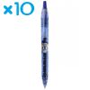 Set 10 pixuri cu gel, albastre, 0.7 mm, PILOT B2P + 10 rezerve