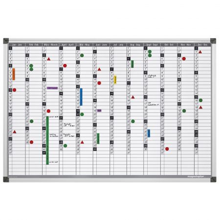 Planner magnetic anual MAGNETOPLAN Continuous, 60x90 cm