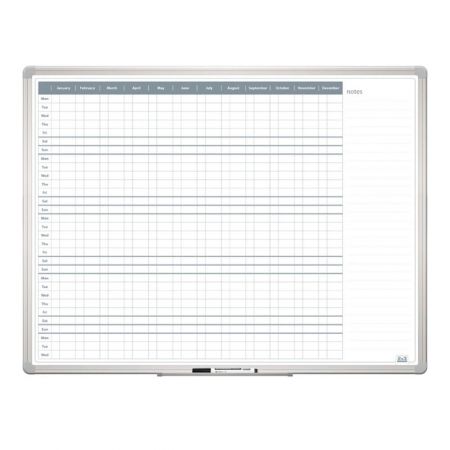 Planner magnetic anual 2x3, 90x120 cm