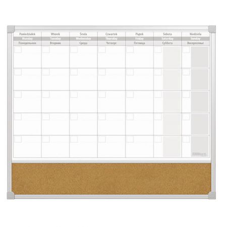 Planner magnetic lunar 2x3, 50x60 cm