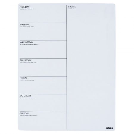 Planner magnetic saptamanal DESQ 4225, 30x40 cm