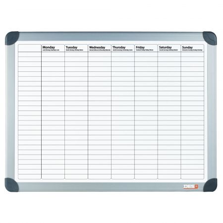 Planner magnetic saptamanal DESQ, 60x90 cm
