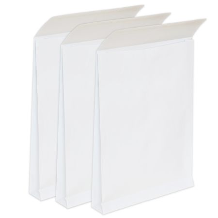 Plic A4 (C4) cu burduf 4 cm, alb, 250 buc/set