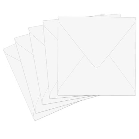 Plic pentru felicitari 160x160 mm, 500 buc/cutie, ACCENTA