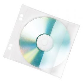 Plic plastic pentru CD/DVD VELOFLEX, 10 buc/set
