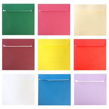 Plic color 140 x 140 mm DACO, 25 buc/set