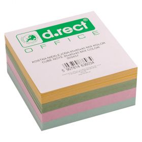 Rezerva cub din hartie color 8.5x8.5cm, 400 file/set, D.RECT