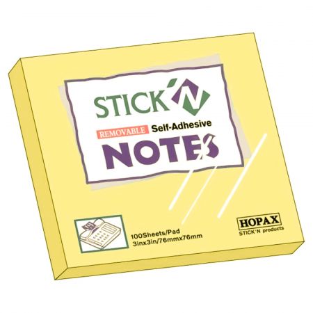 Notes autoadeziv galben pastel STICK'N