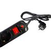 Prelungitor 5 prize, 2 porturi USB, intrerupator, 4.5 m, Schuko, SPACER