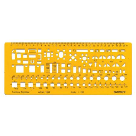 Sablon desen tehnic arhitectura ISOMARS Furniture 1854