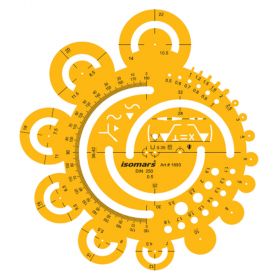 Sablon raze si cercuri ISOMARS 1893